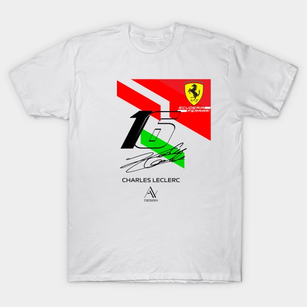 Charles Leclerc 2019 T-Shirt by FinnickArrow